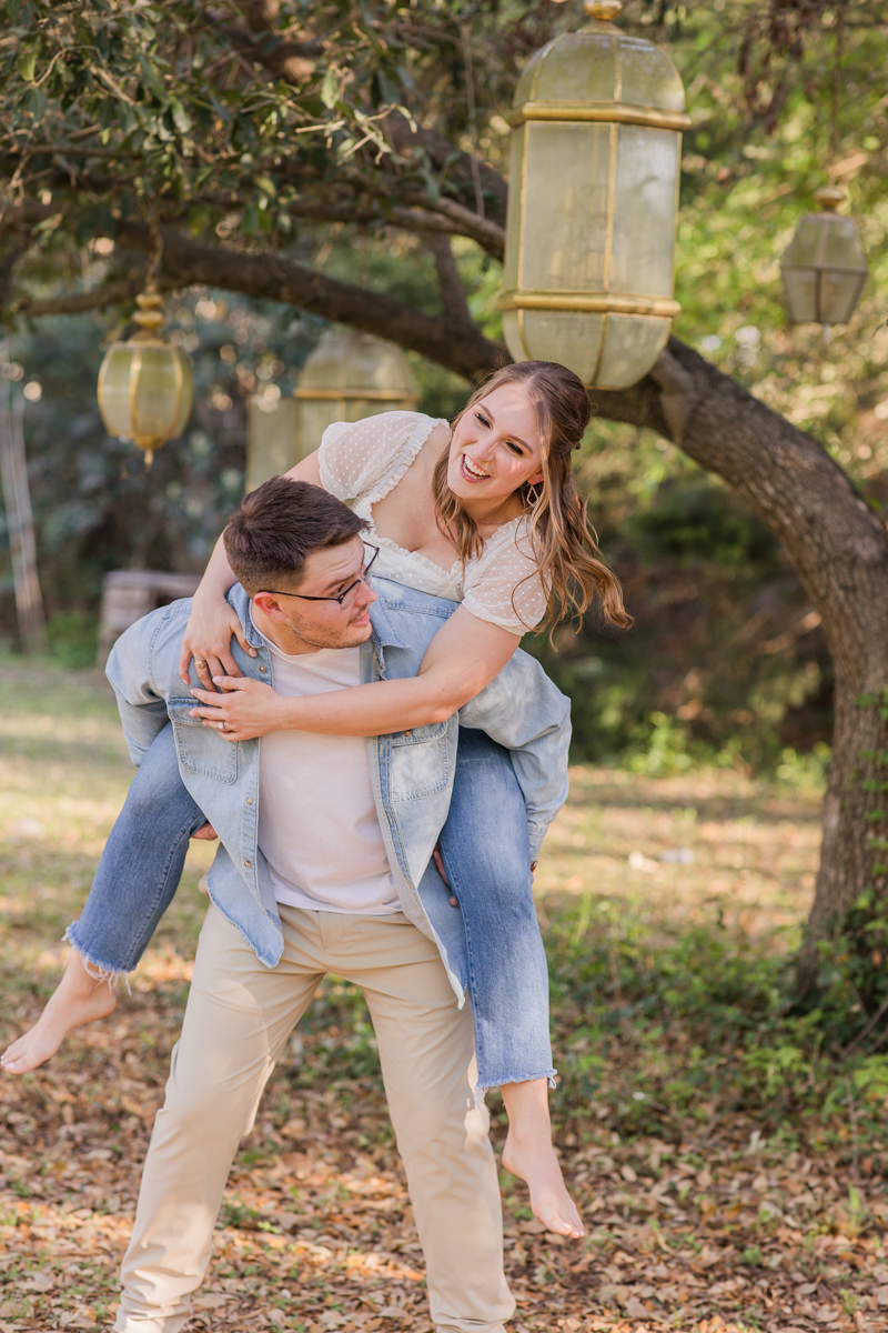 Sekrit Theater Greenhouse Engagement Photos