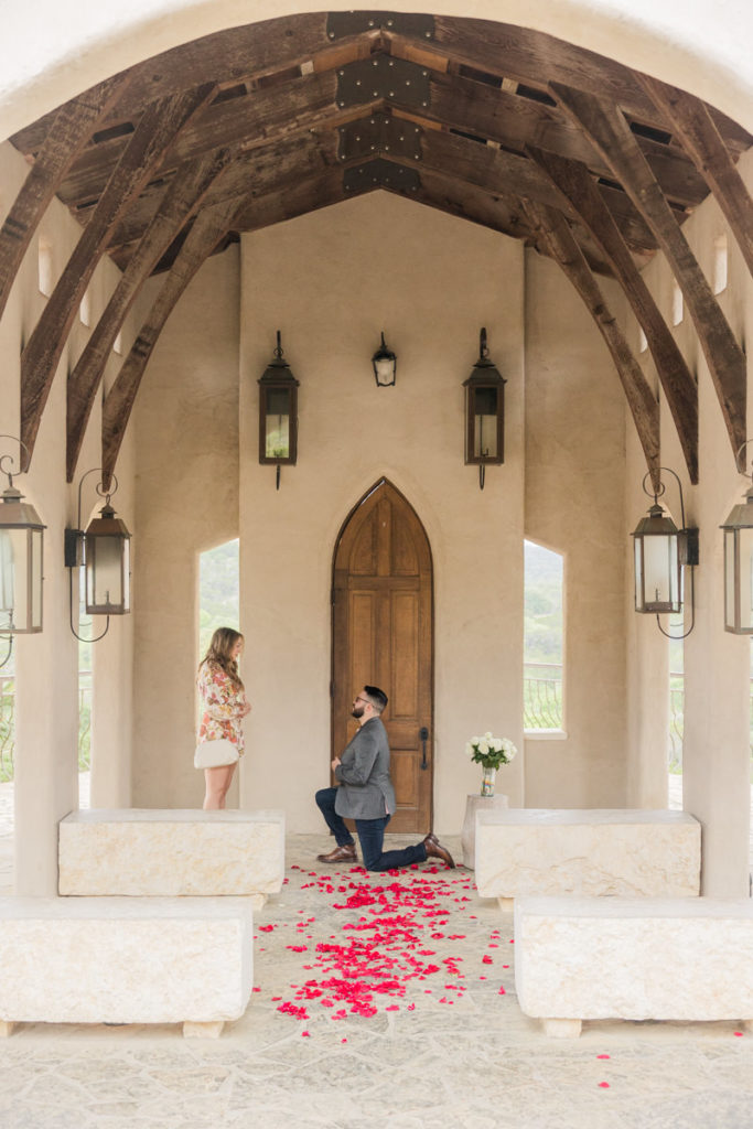 Chapel Dulcinea Proposal Pictures