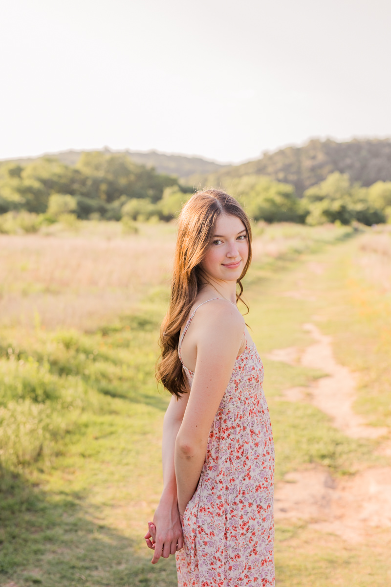 Whimsical Hill Country Senior Photos