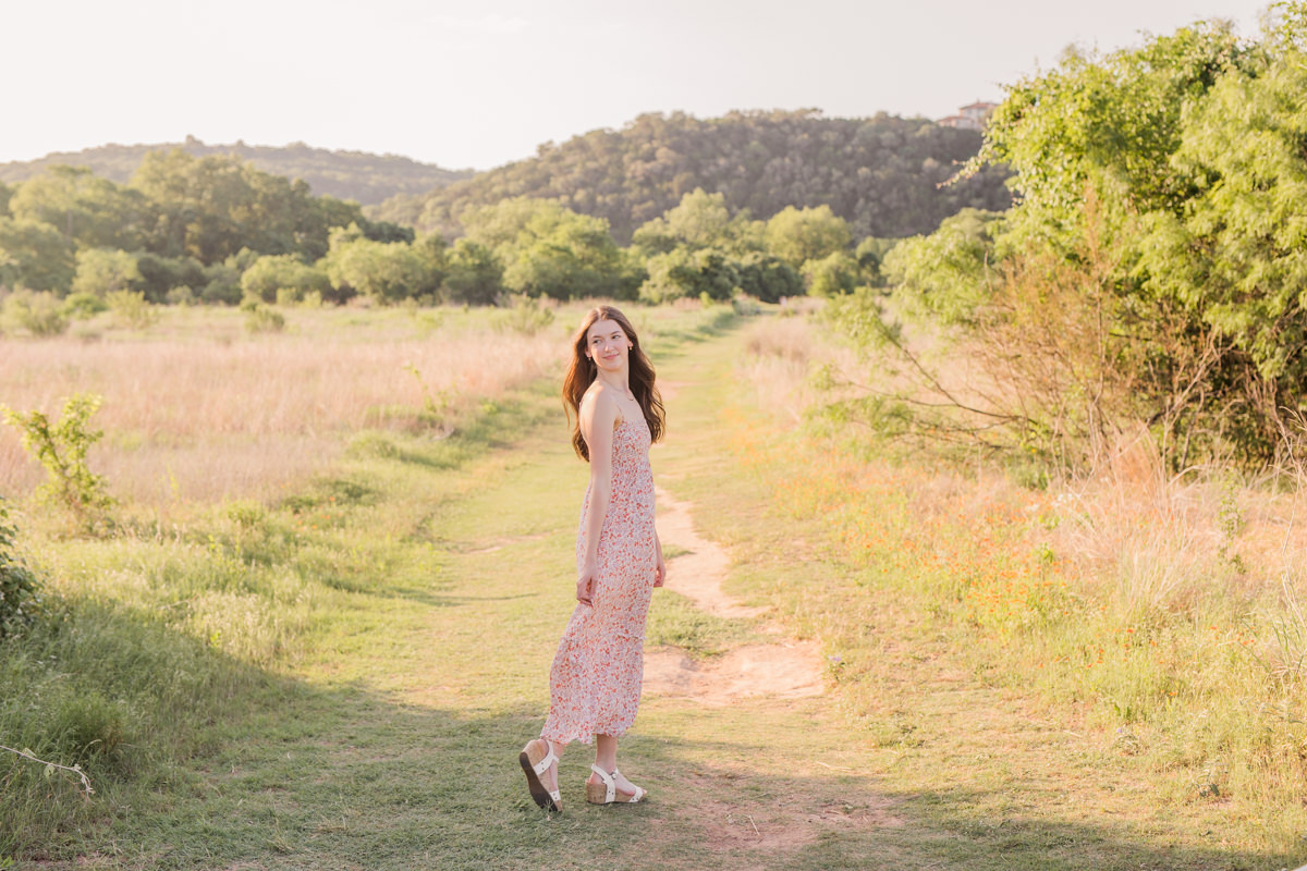 Whimsical Hill Country Senior Photos