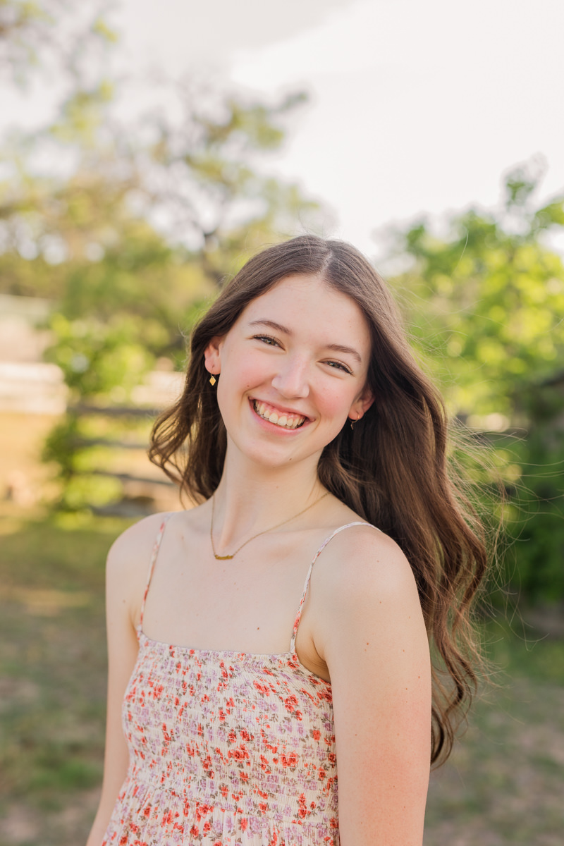 Whimsical Hill Country Senior Photos