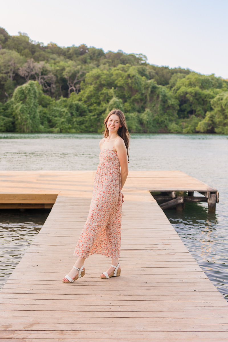 Whimsical Hill Country Senior Photos