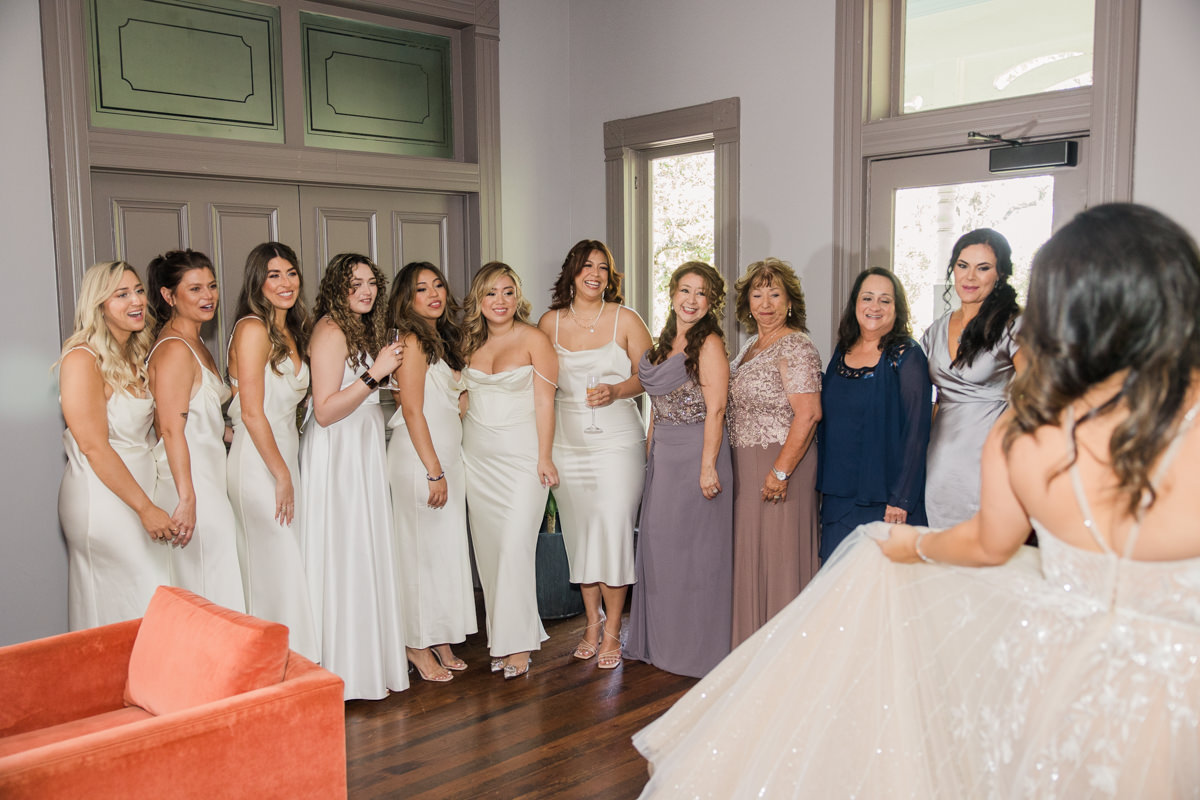 reveal to bridesmaids