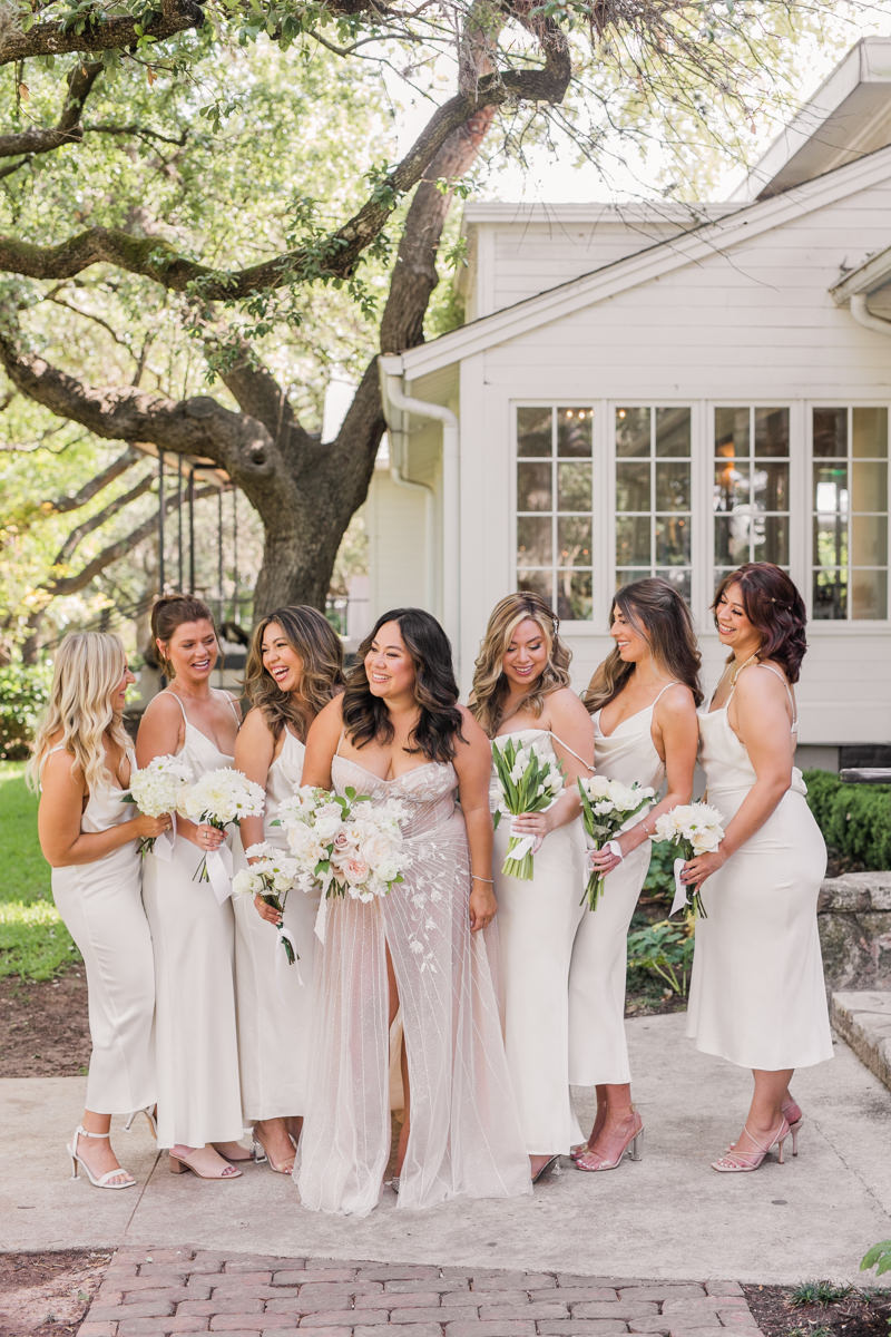 bridesmaid neutral dresses austin texas