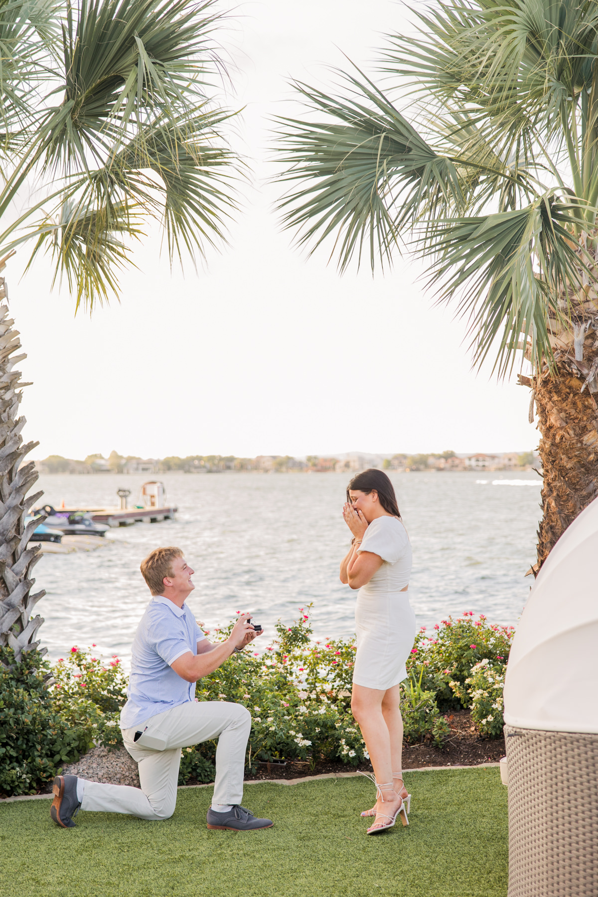 Horseshoe Bay Resort Lakeside Marriage Proposal