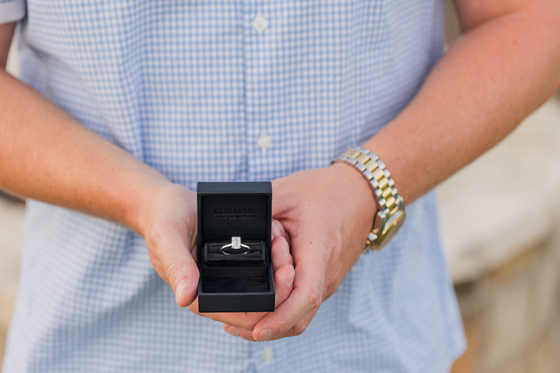 engagement ring box