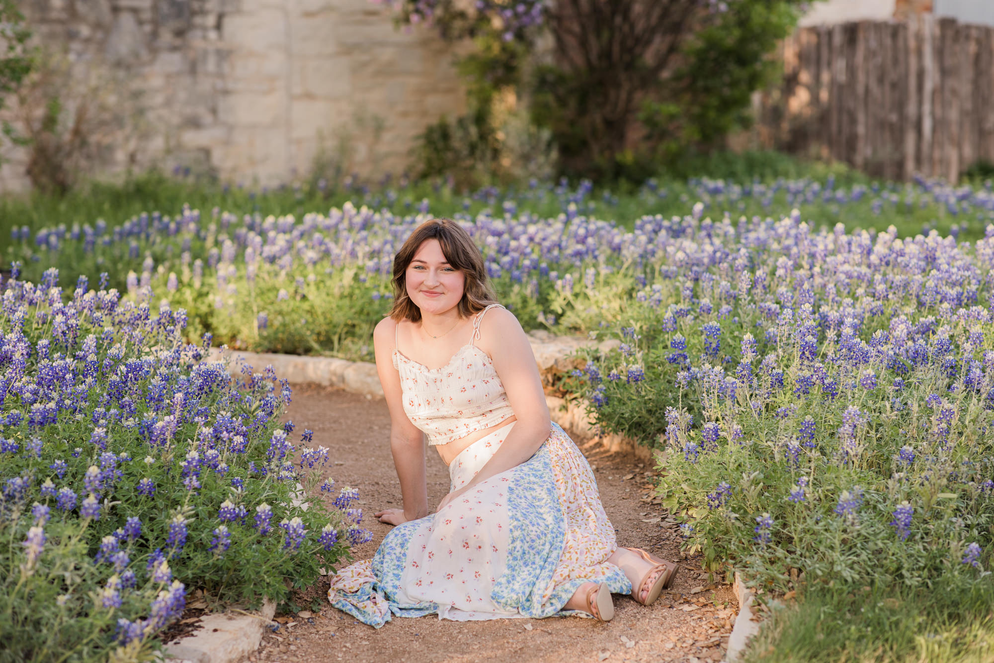 Bluebonnet Senior Photos Austin, Texas