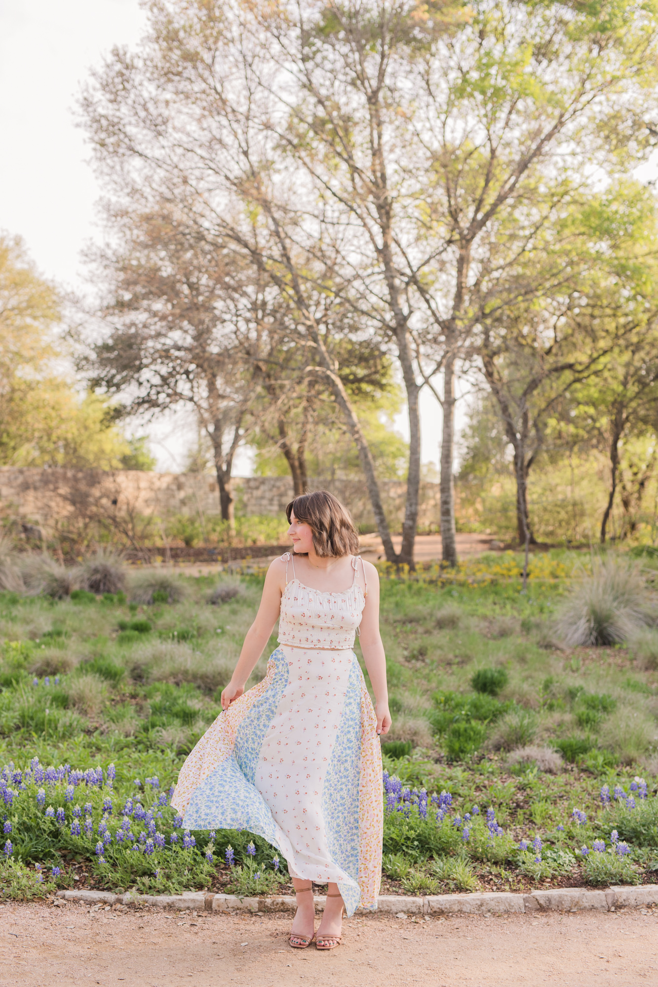 Lady Bird Johnson Wildflower Center Spring Senior Photos
