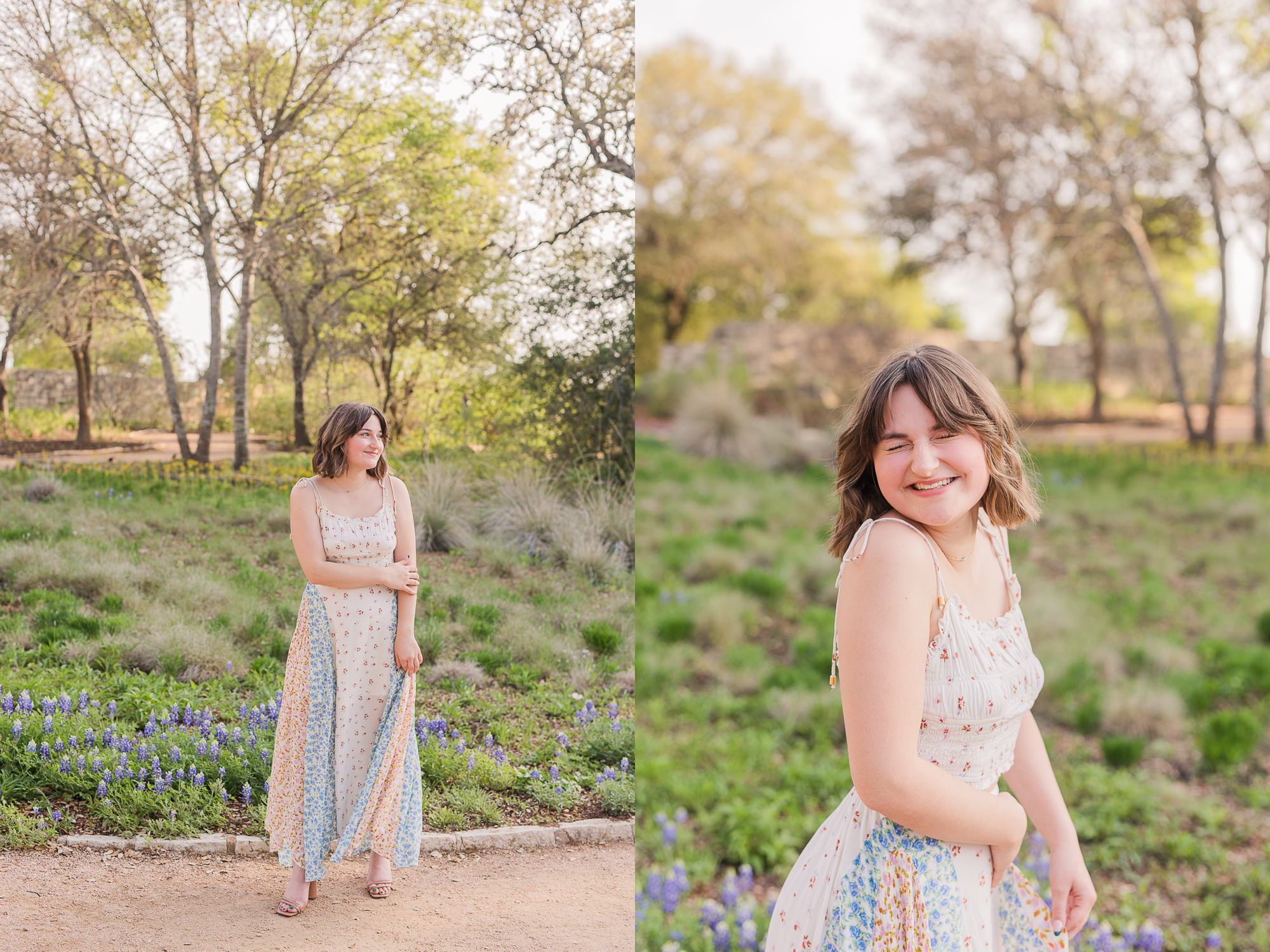 Lady Bird Johnson Wildflower Center Spring Senior Photos