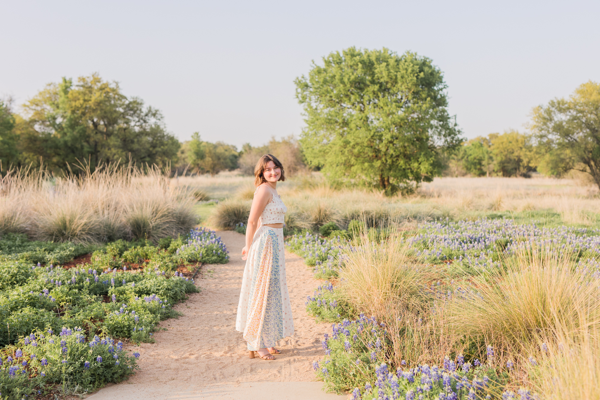 Lady Bird Johnson Wildflower Center Spring Senior Photos