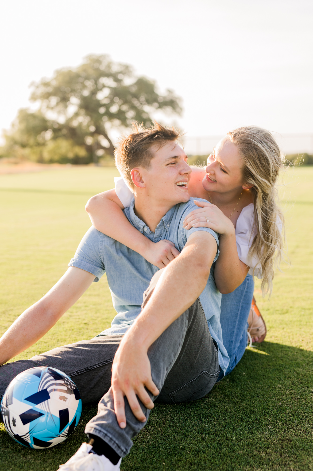 Southwestern University + Blue Hole Georgetown Engagement Photos