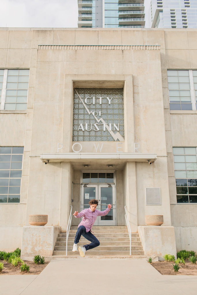 Best Senior Photo Locations in Austin – Seaholm Power Plant 