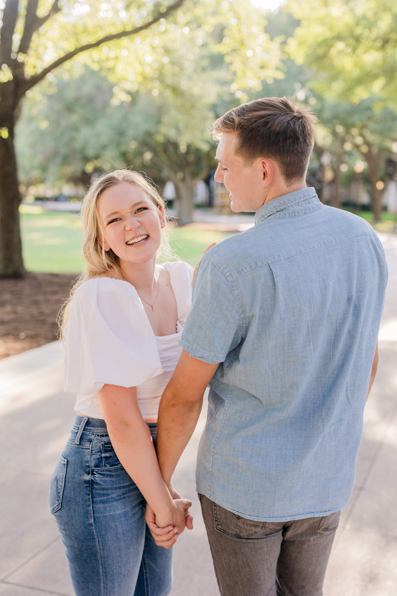 Southwestern University + Blue Hole Georgetown Engagement Photos