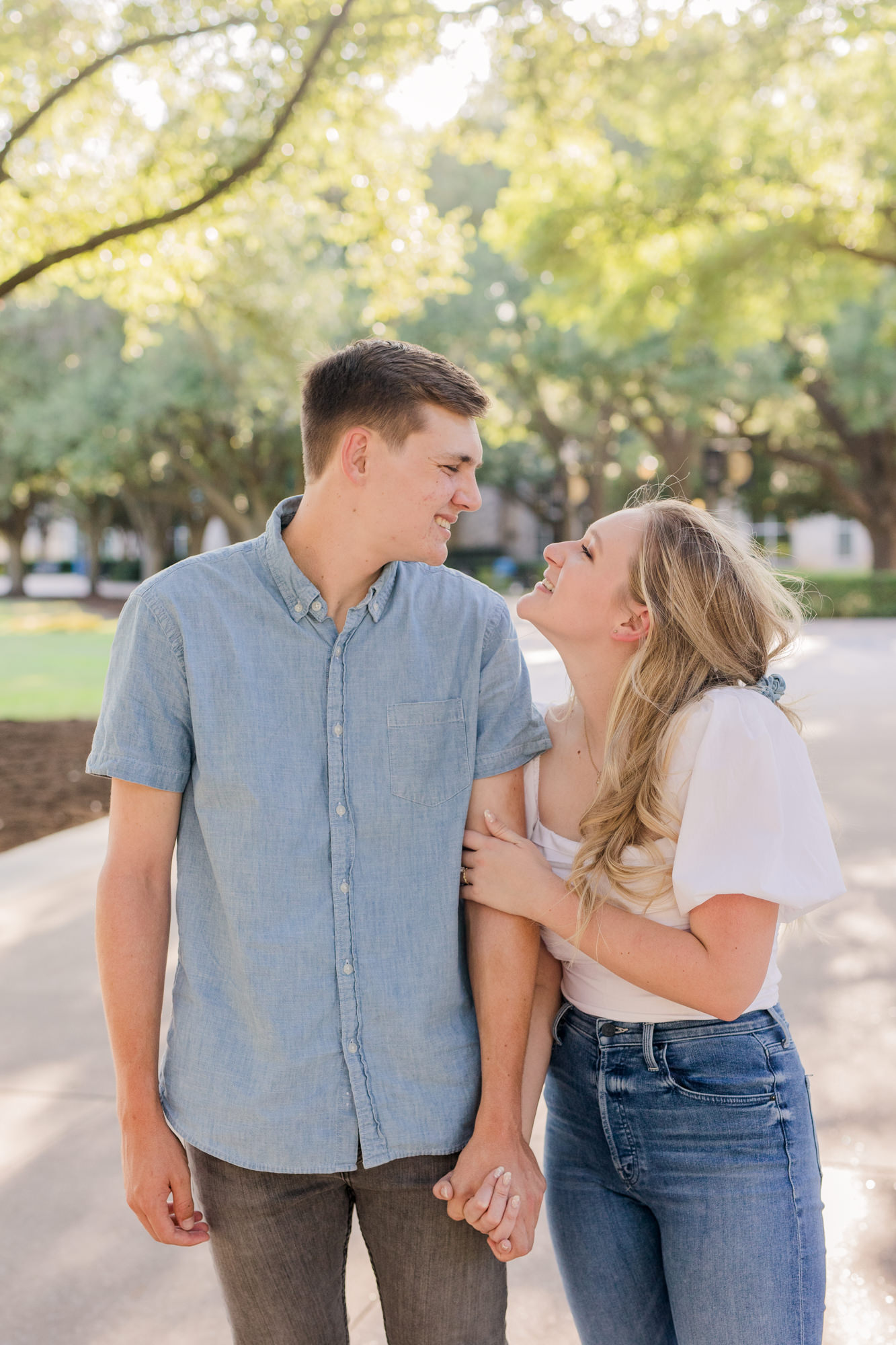 Southwestern University + Blue Hole Georgetown Engagement Photos