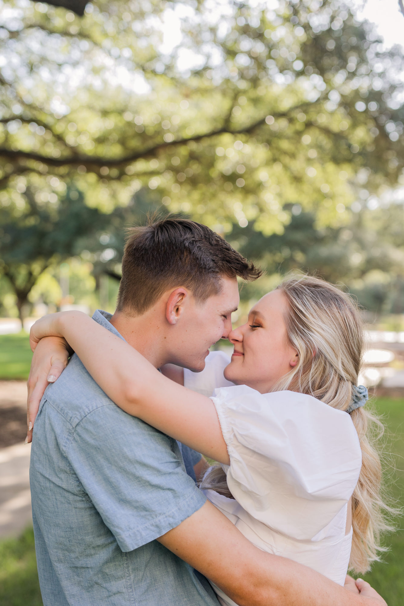 Southwestern University + Blue Hole Georgetown Engagement Photos