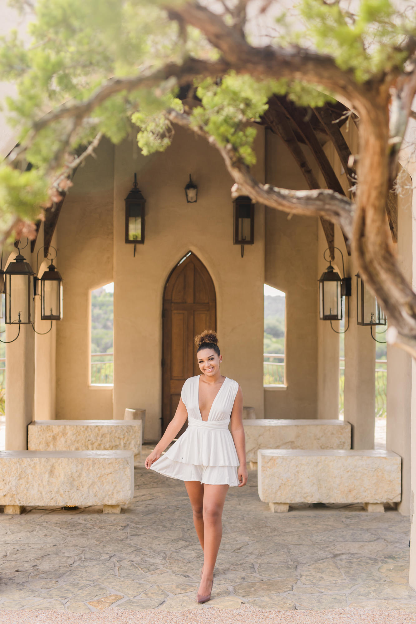 Senior Photos at Chapel Dulcinea