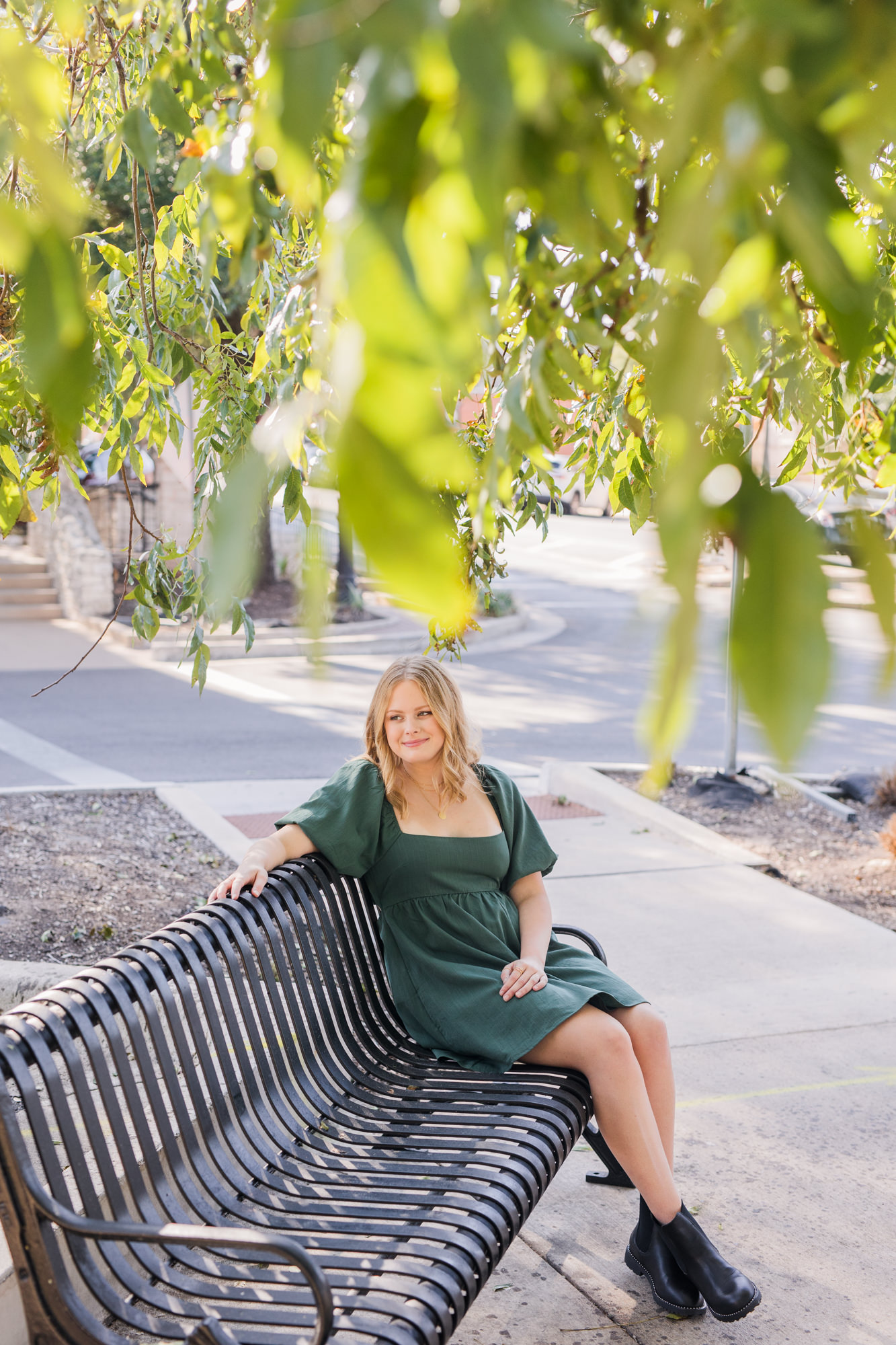 Downtown Round Rock Senior Photos