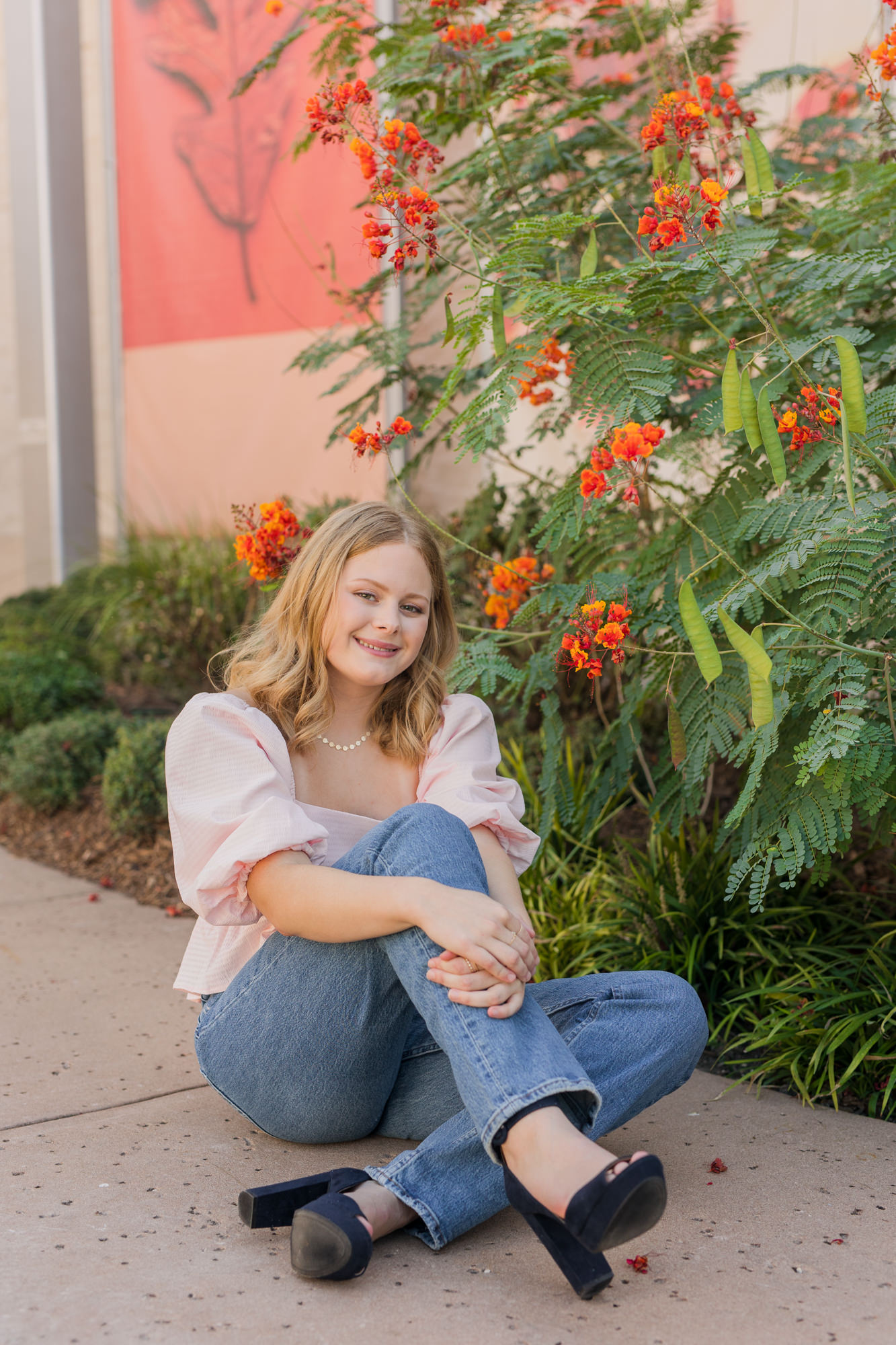 Downtown Round Rock Senior Photos