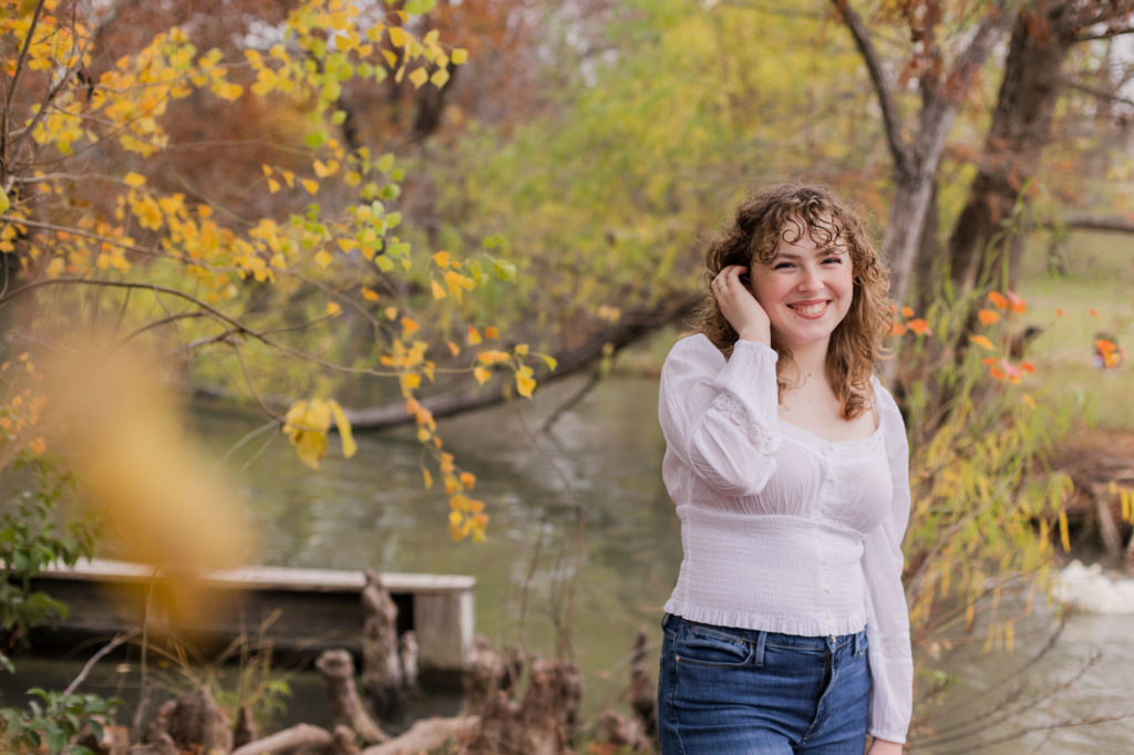 Colorful Autumn Senior Photos - Austin Texas Photographers