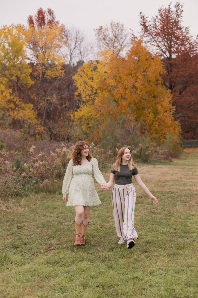 Colorful Autumn Senior Photos - Austin Texas Photographers