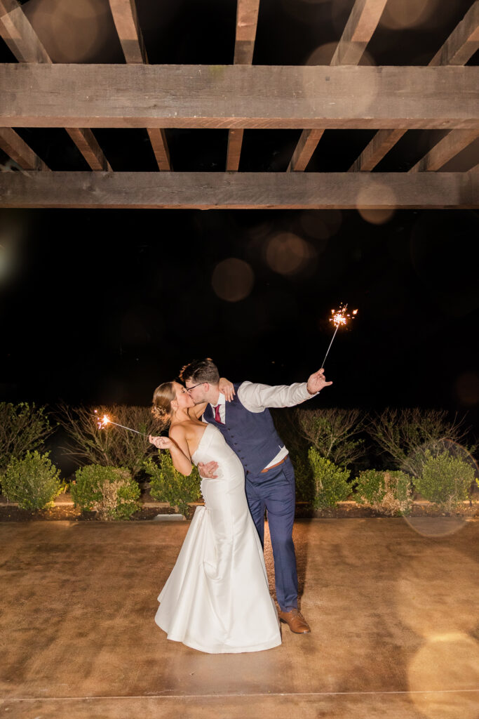 night wedding reception photos with flash