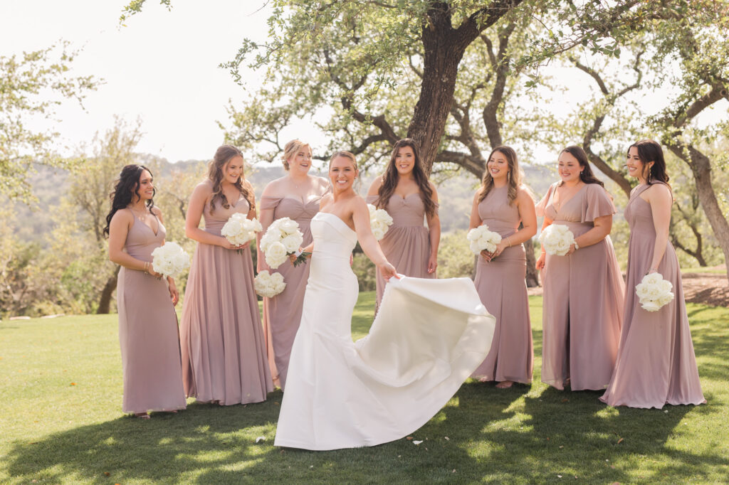 fun bridesmaid photos