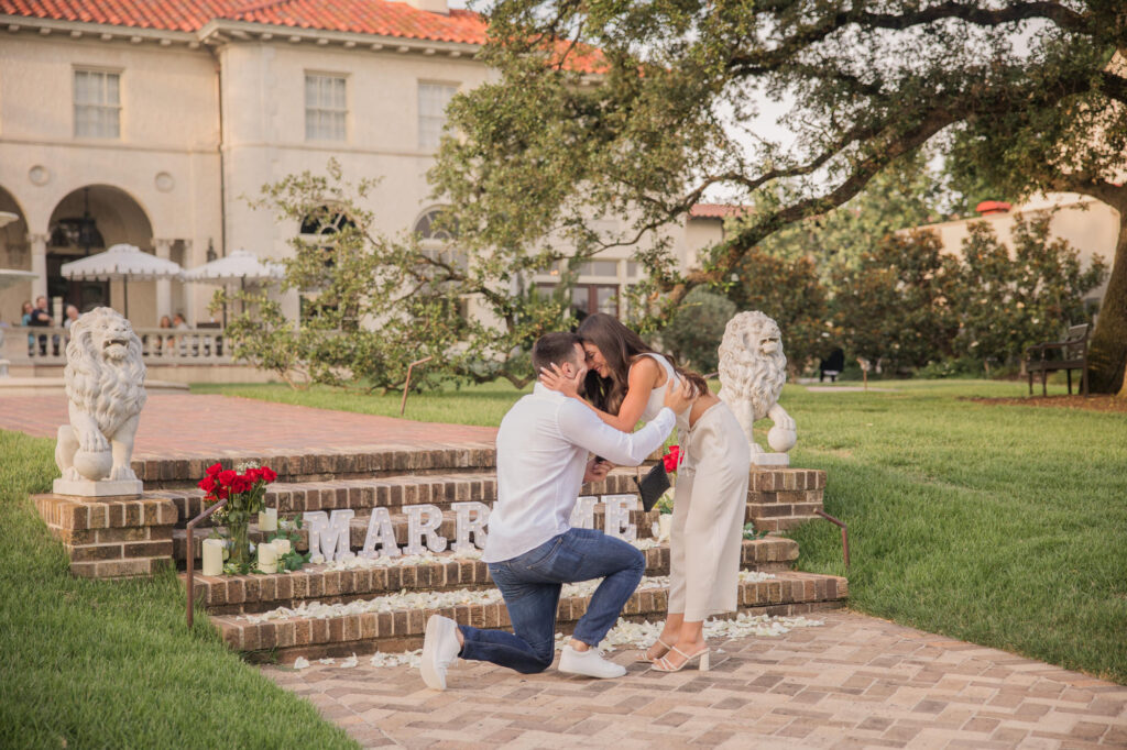 Marriage Proposal at Commodore Perry Estate