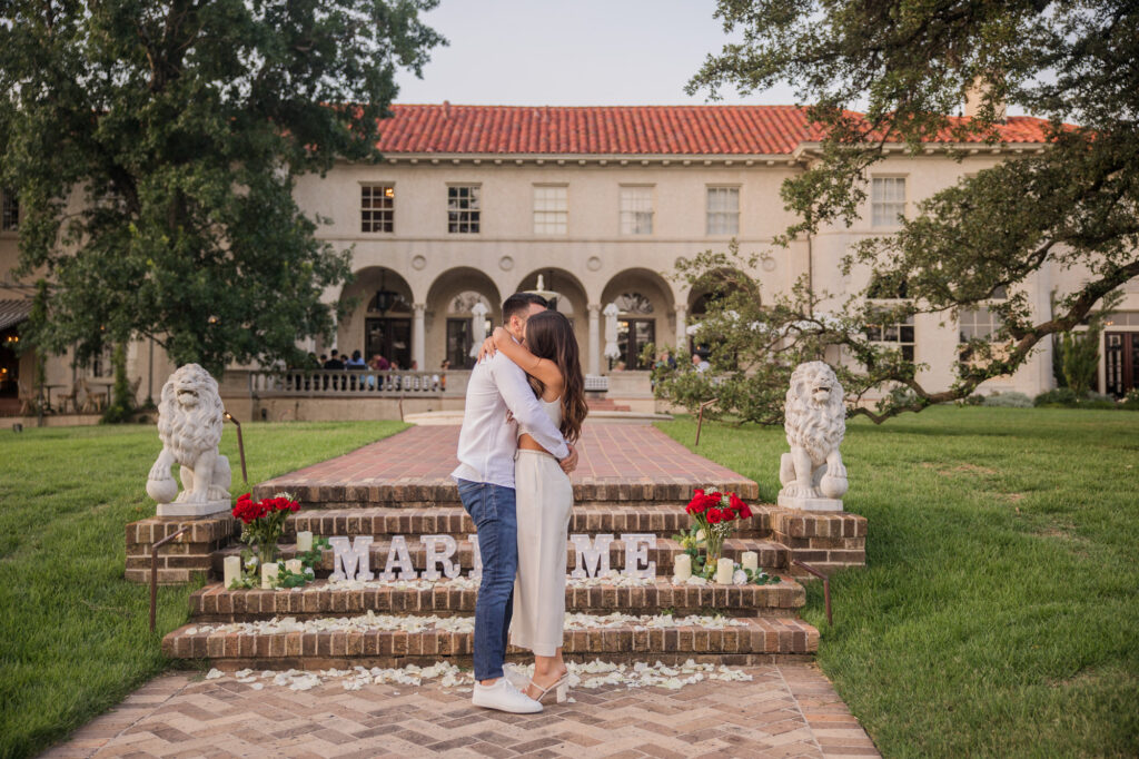 Marriage Proposal at Commodore Perry Estate