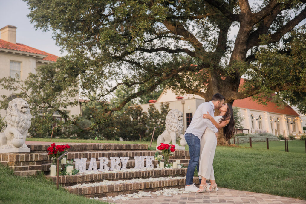 Marriage Proposal at Commodore Perry Estate