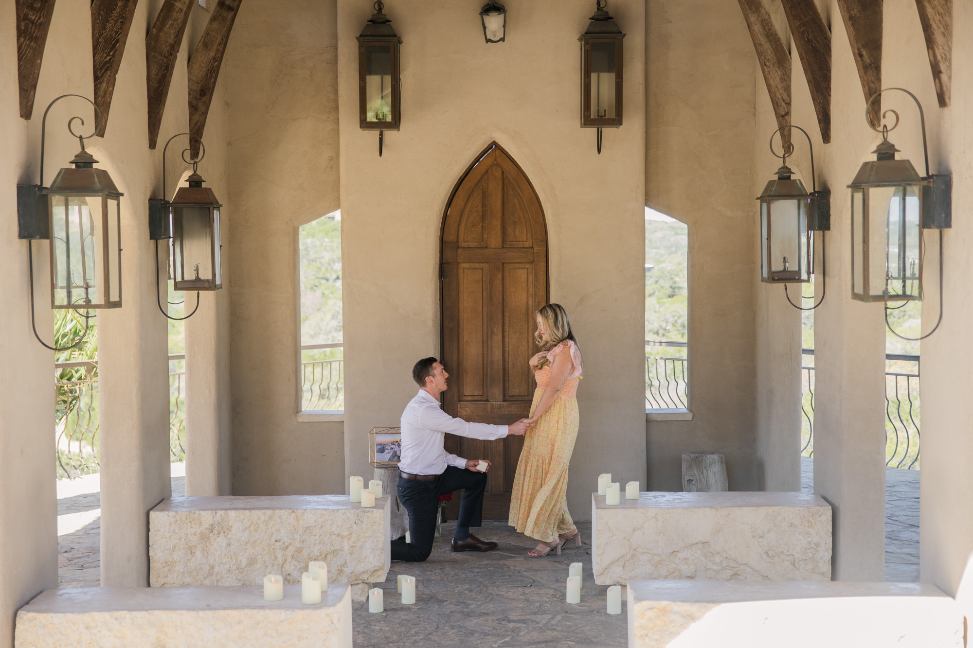 Chapel Dulcinea Marriage Proposal