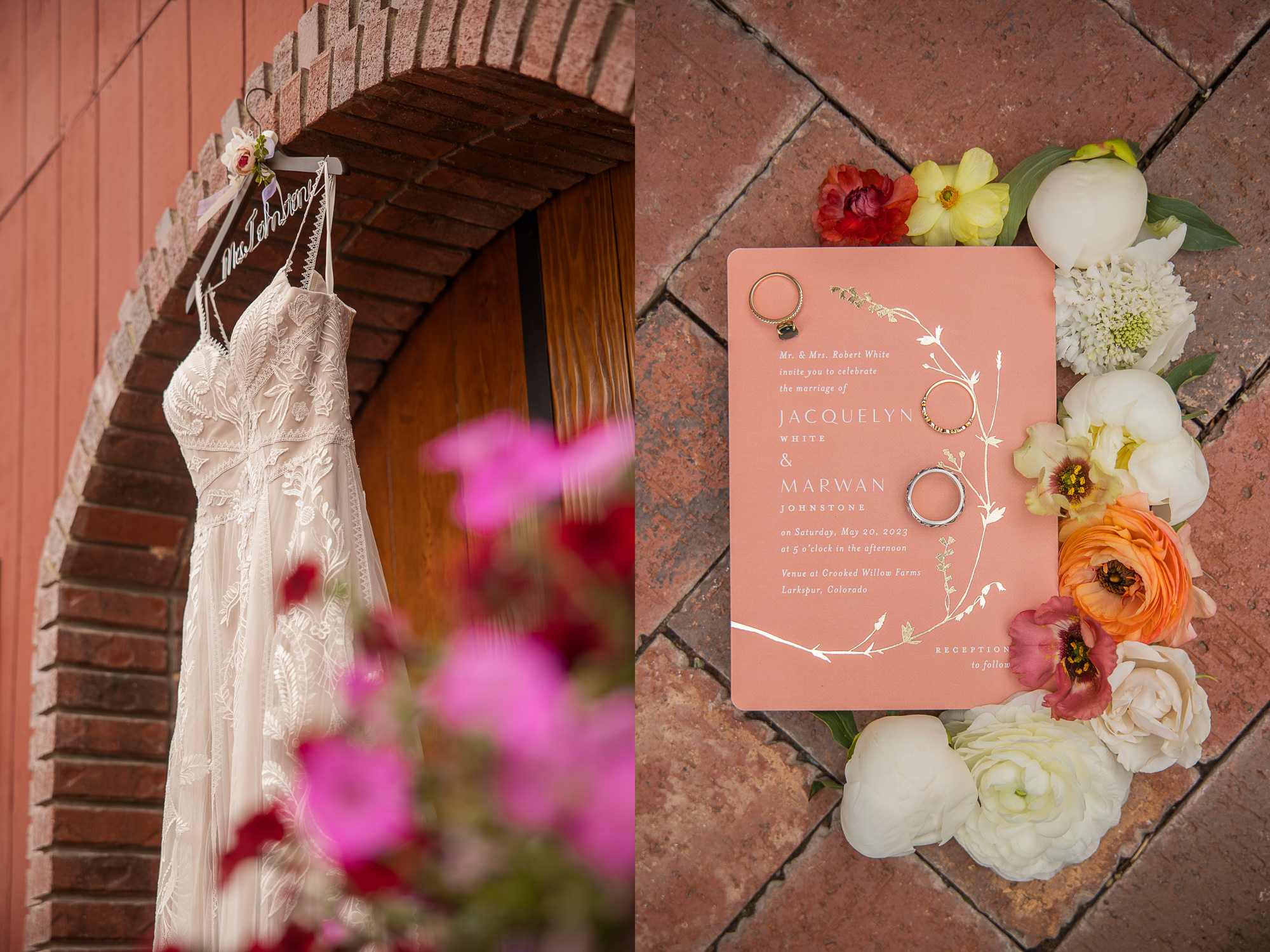 Destination Wedding at Crooked Willow Farms in Larkspur, Colorado