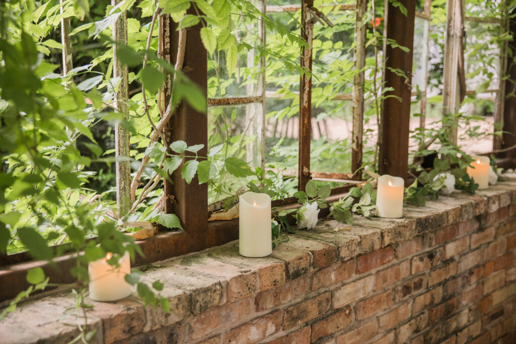 candles proposal decoration