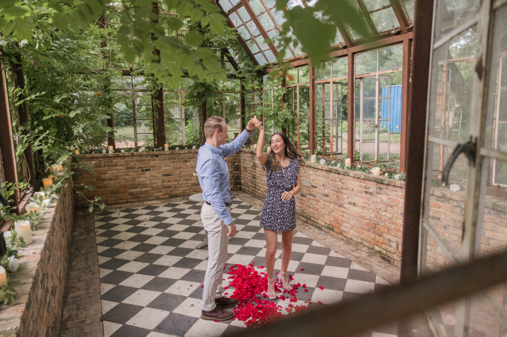 Sekrit Theater Greenhouse Proposal | Evan & Katie