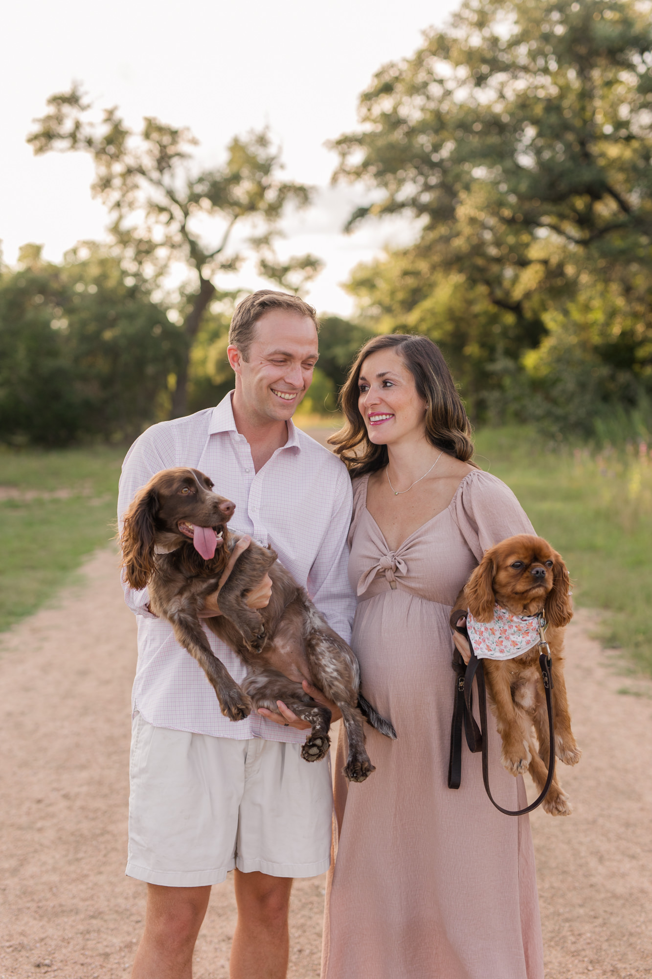 Wildflower Sunset Maternity Photos 