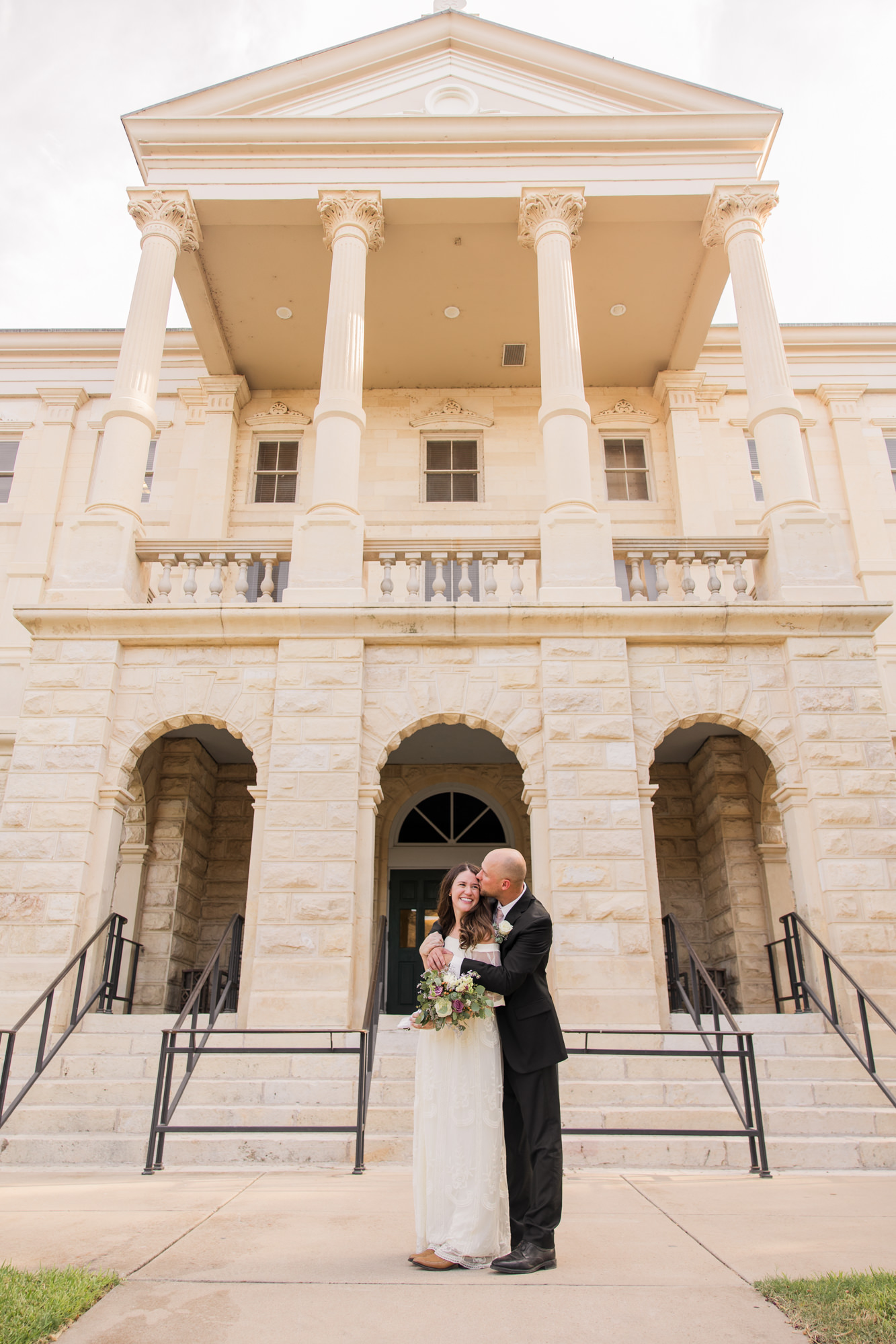 Belton, Texas Courthouse Elopement + Riverside Photos