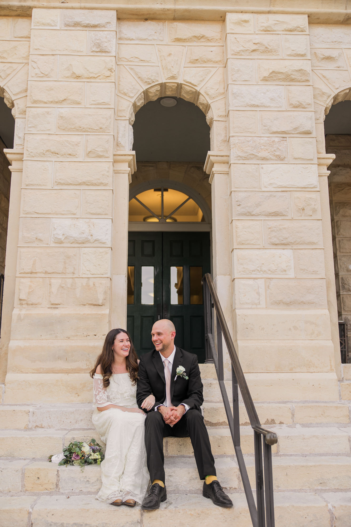 Belton, Texas Courthouse Elopement + Riverside Photos