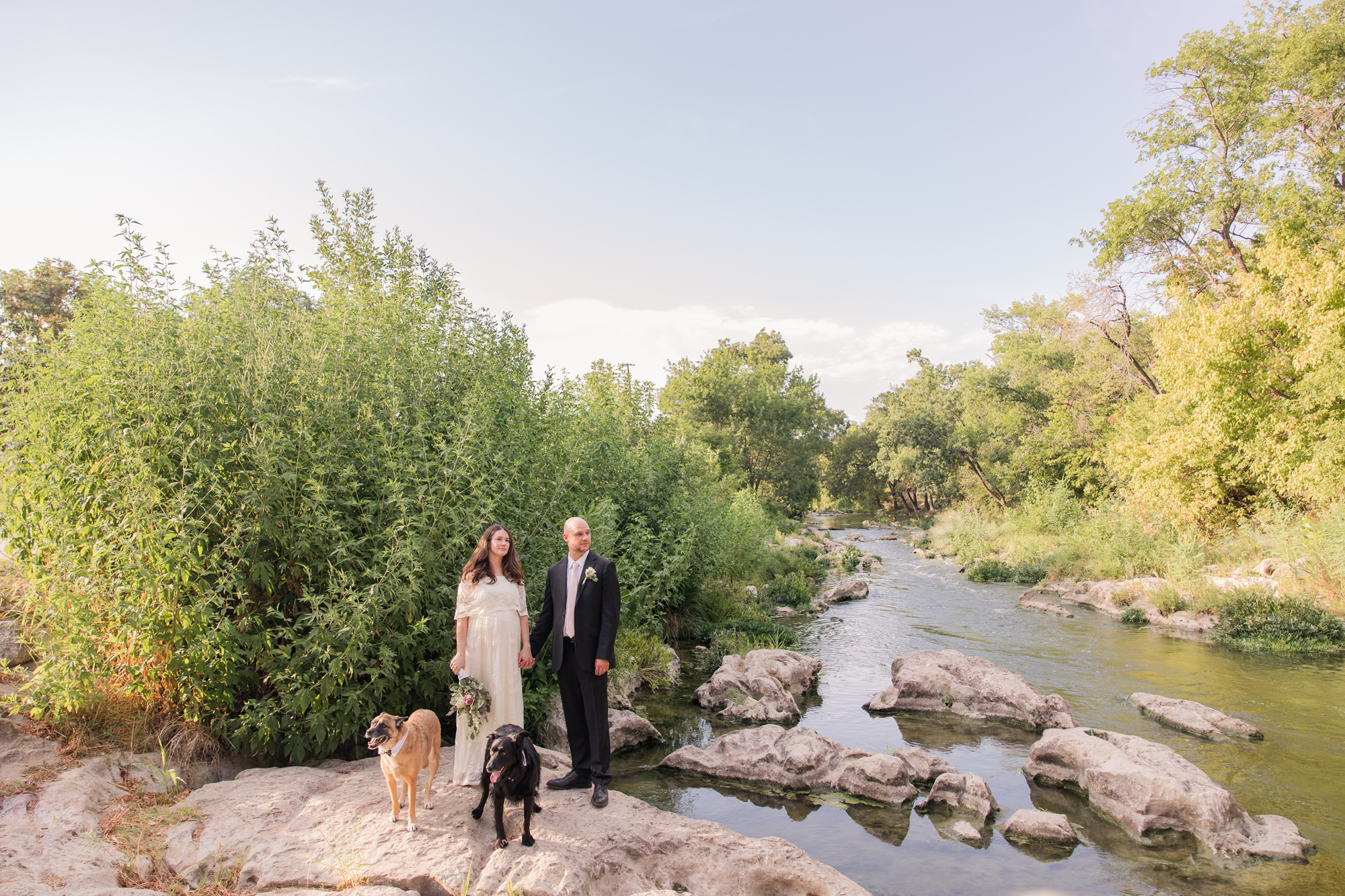 Belton, Texas Courthouse Elopement + Riverside Photos