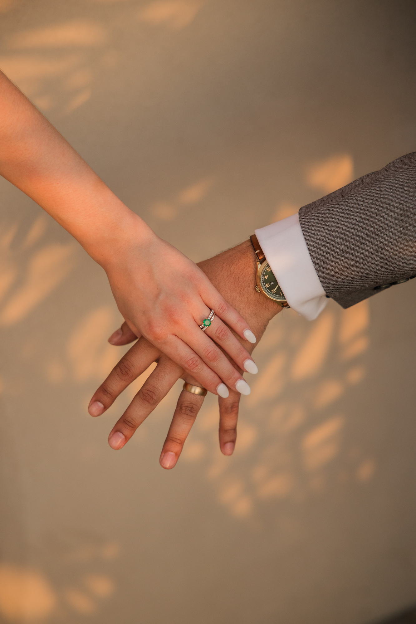 engagement ring shadow photo