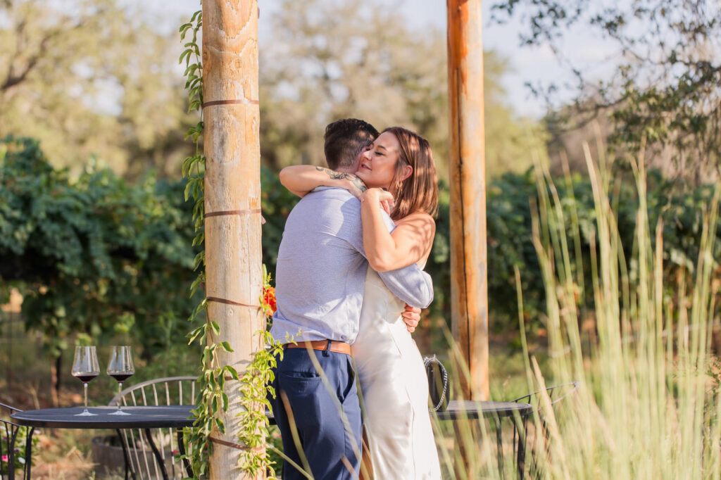 William Chris Vineyards Marriage Proposal – Hye, Texas near Fredericksburg