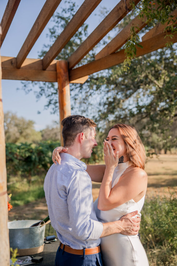 William Chris Vineyards Marriage Proposal – Hye, Texas near Fredericksburg