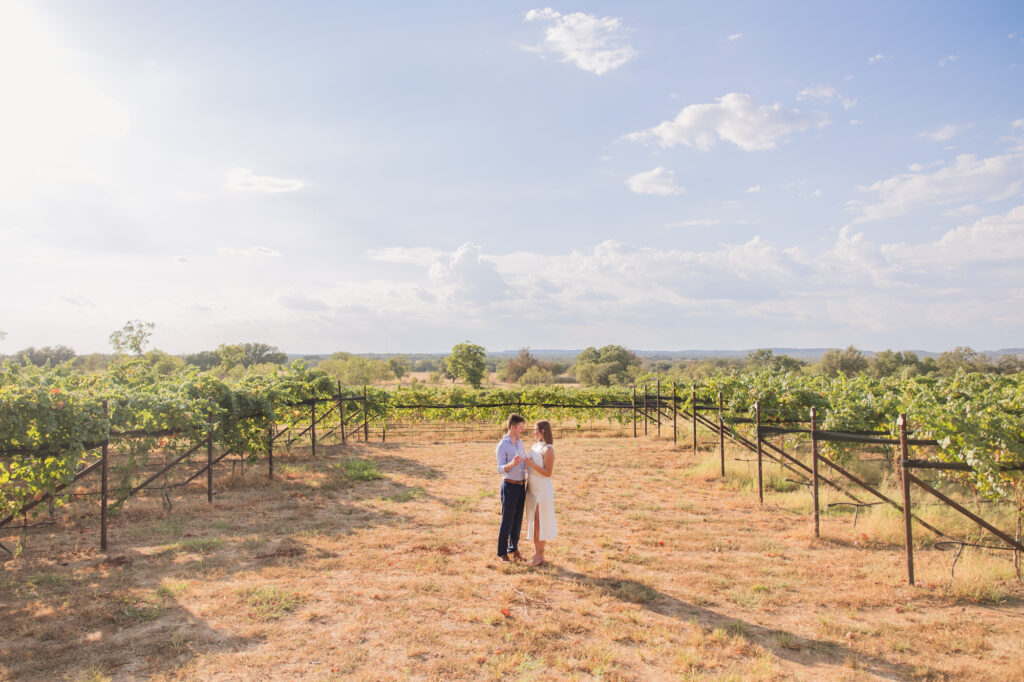 William Chris Vineyards Marriage Proposal – Hye, Texas near Fredericksburg