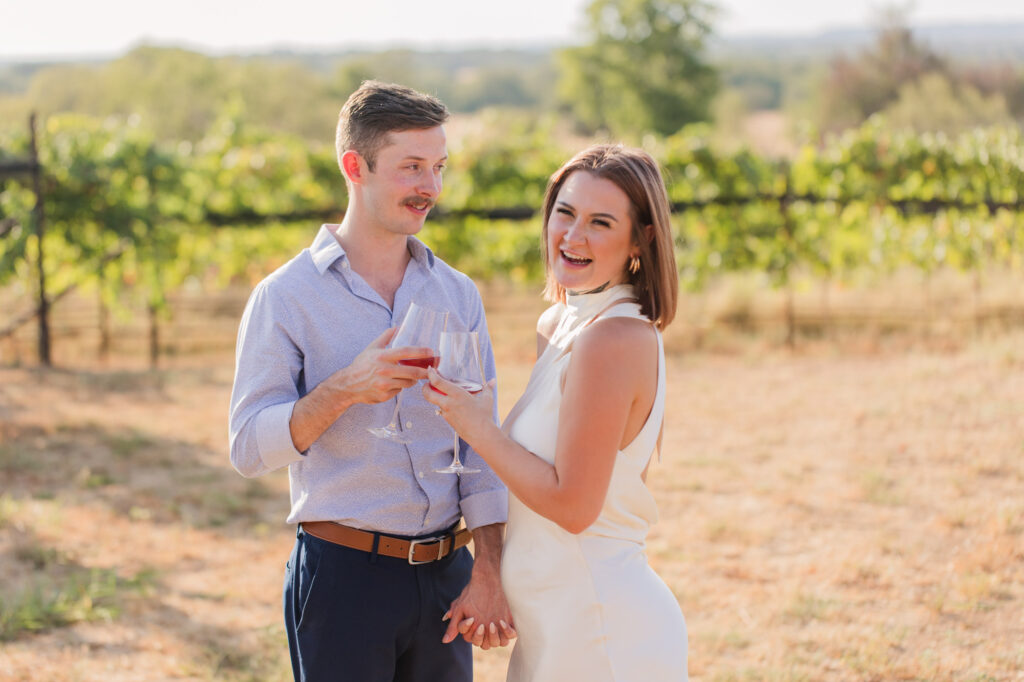 William Chris Vineyards Marriage Proposal – Hye, Texas near Fredericksburg