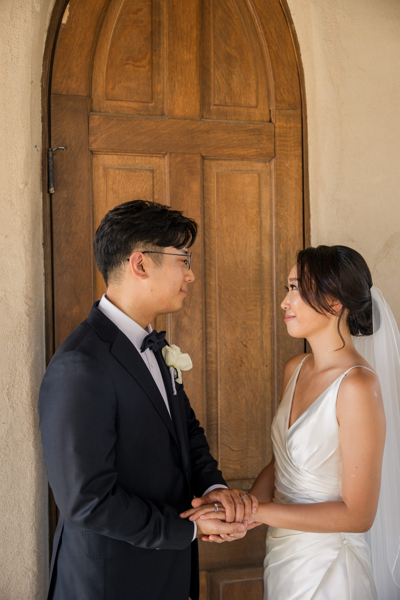 bride & groom candid