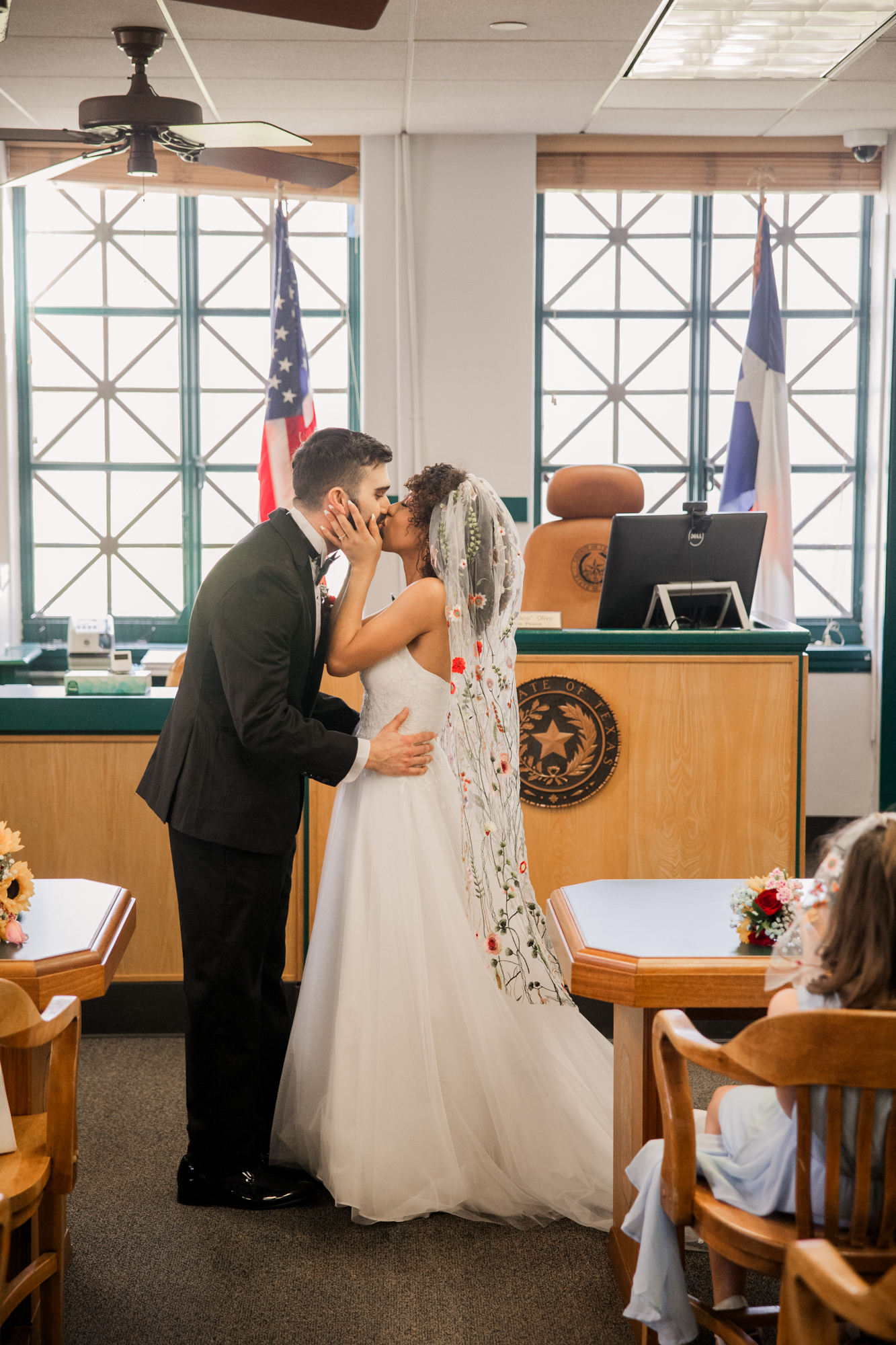 Fun Austin Courthouse Wedding