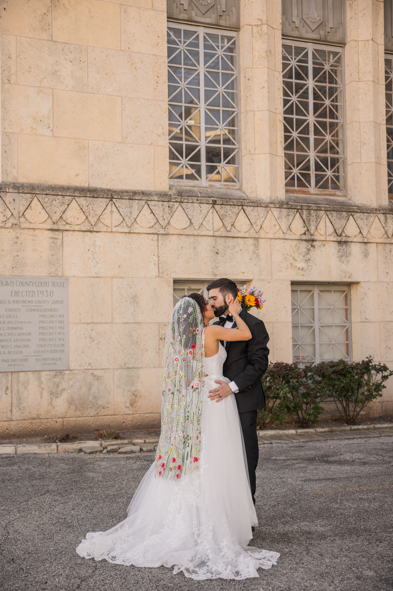 Fun Austin Courthouse Wedding