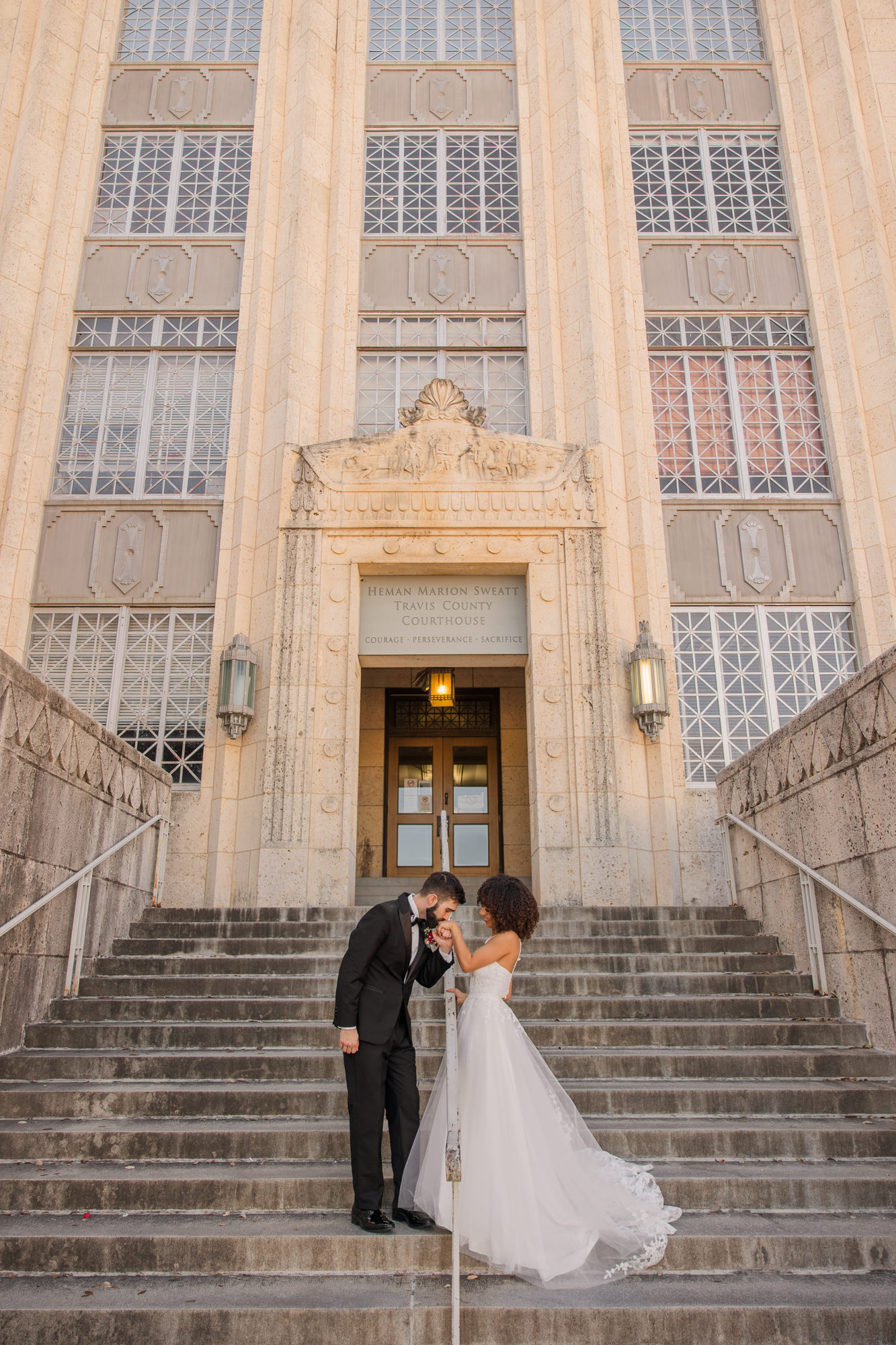 Fun Austin Courthouse Wedding