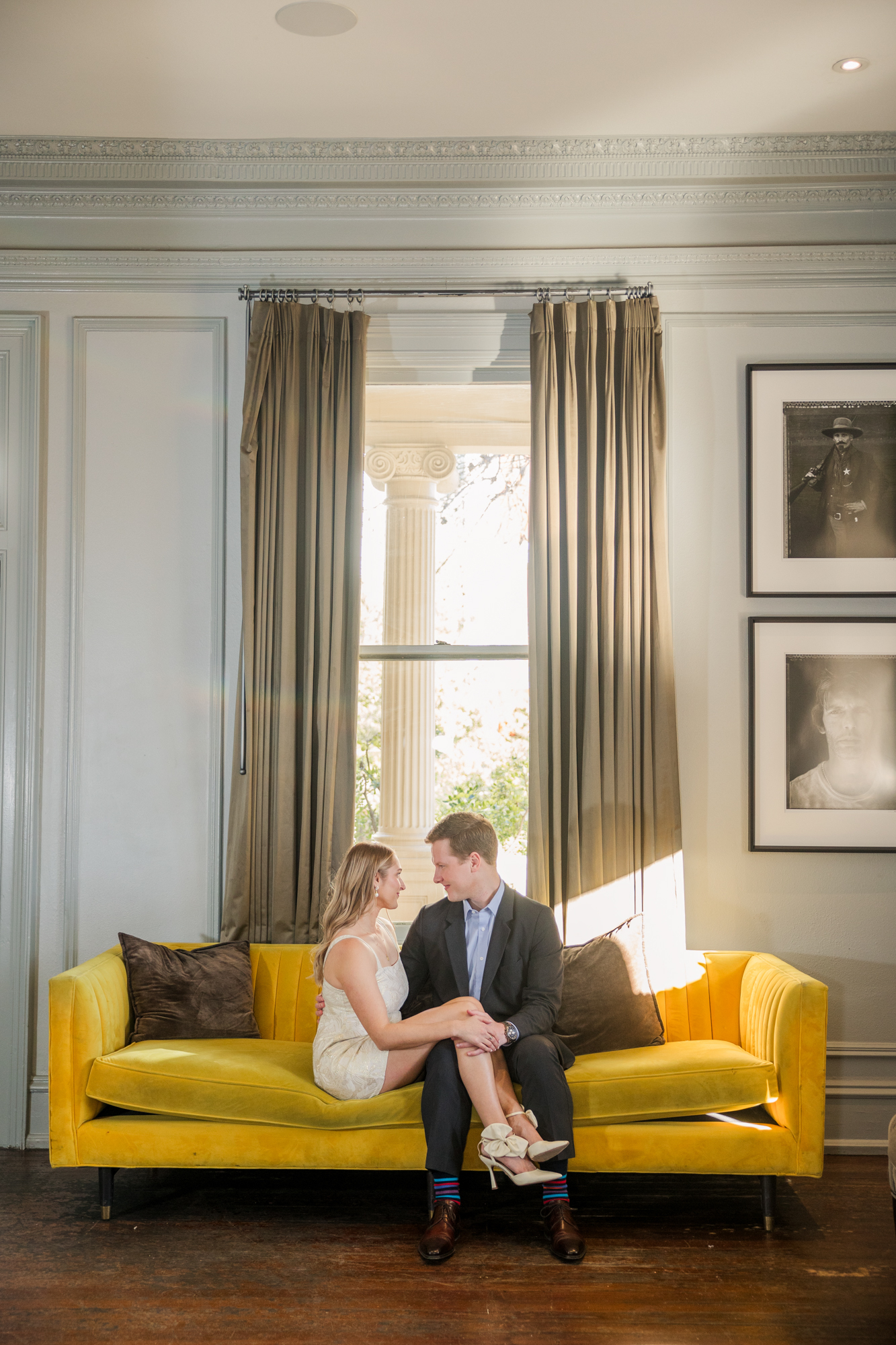Hotel Ella Engagement Photos Austin Texas