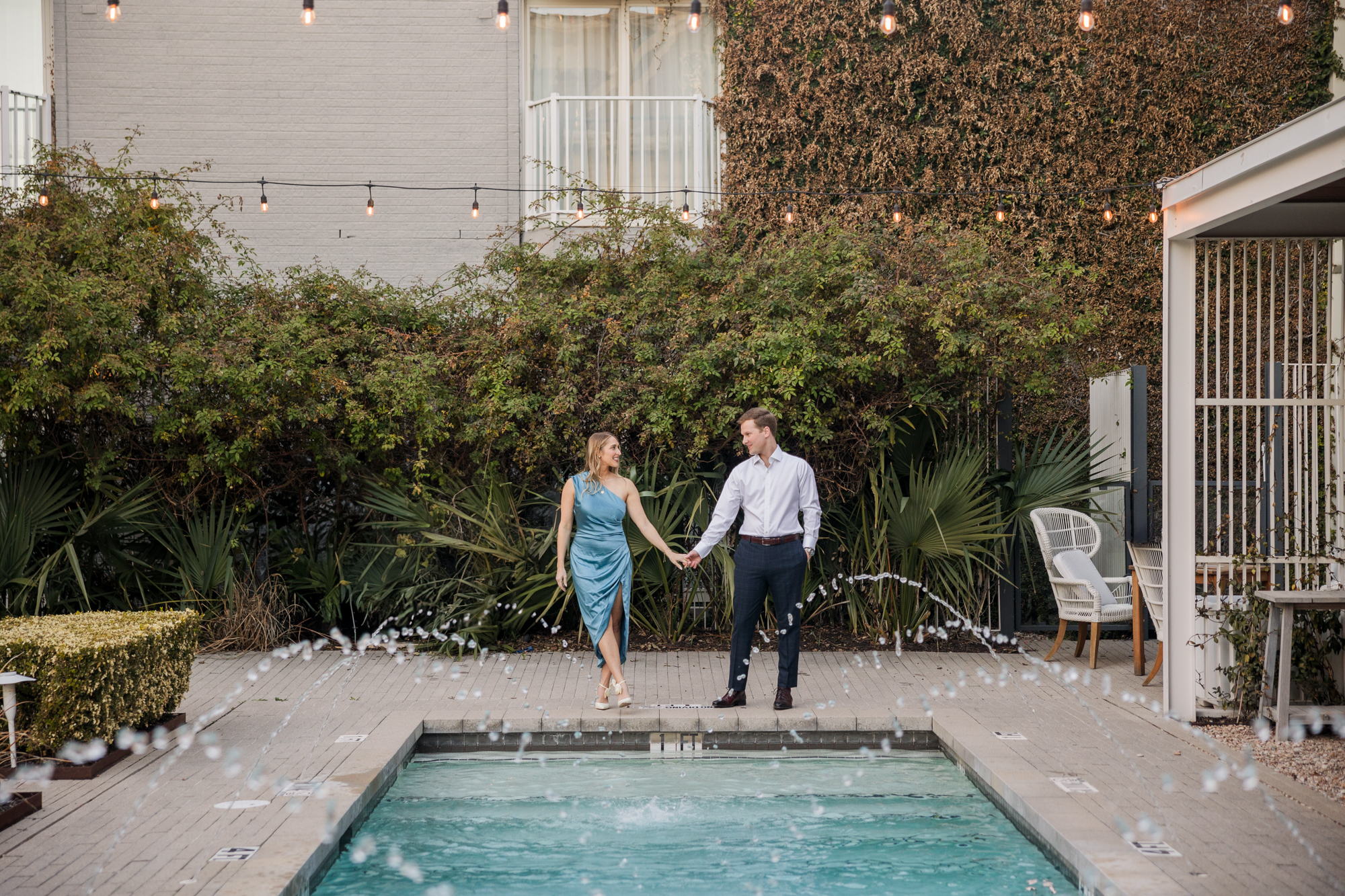 Hotel Ella Engagement Photos Austin Texas