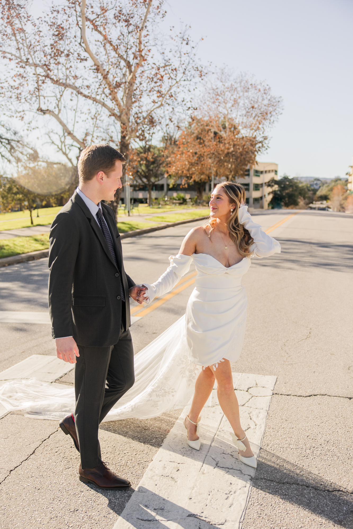 Downtown Austin Travis County Courthouse Engagement Photos