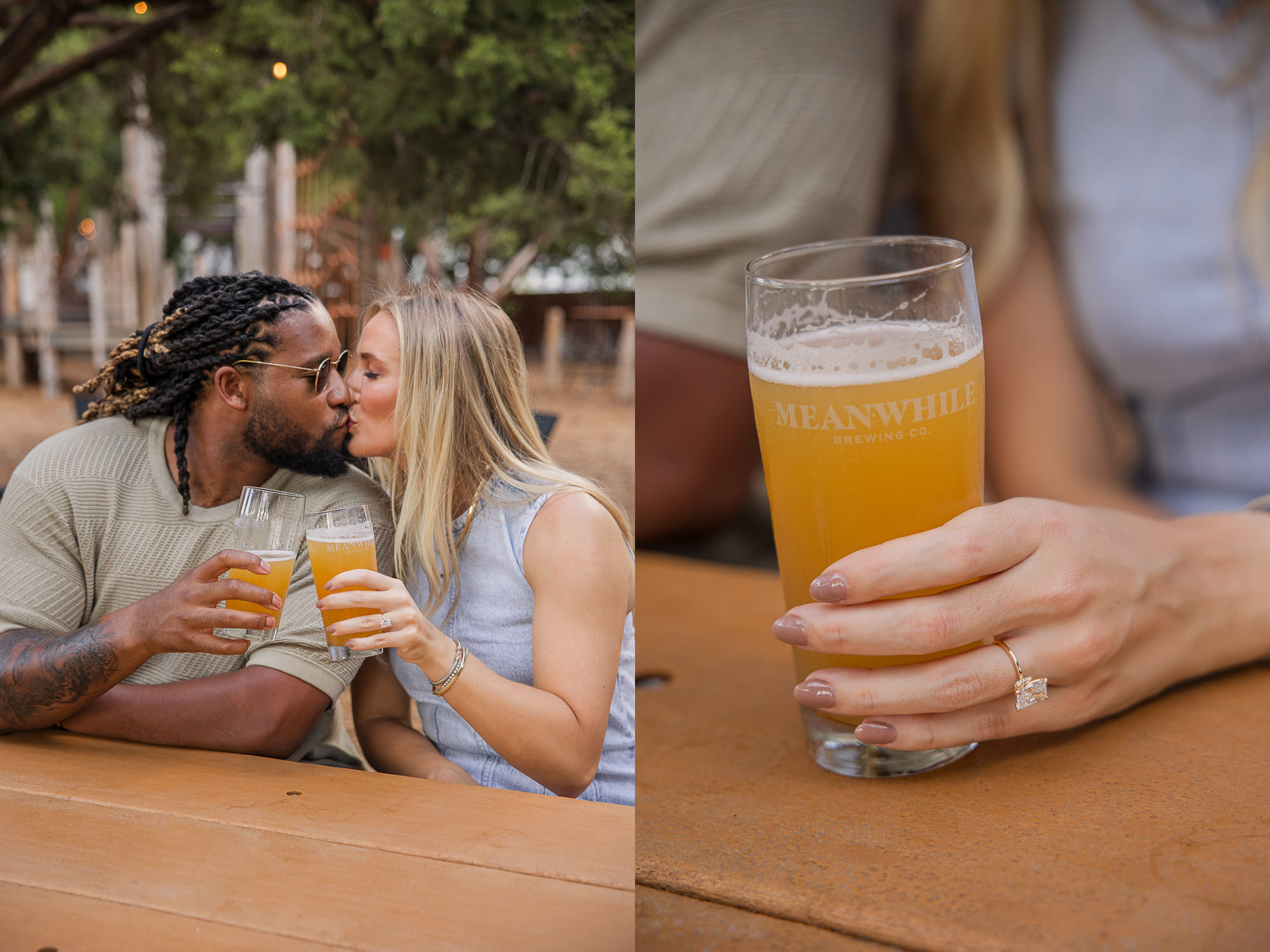 Meanwhile Brewing Austin Engagement Photos